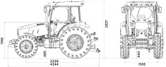 Трактор 105 л/с Tumosan 8105